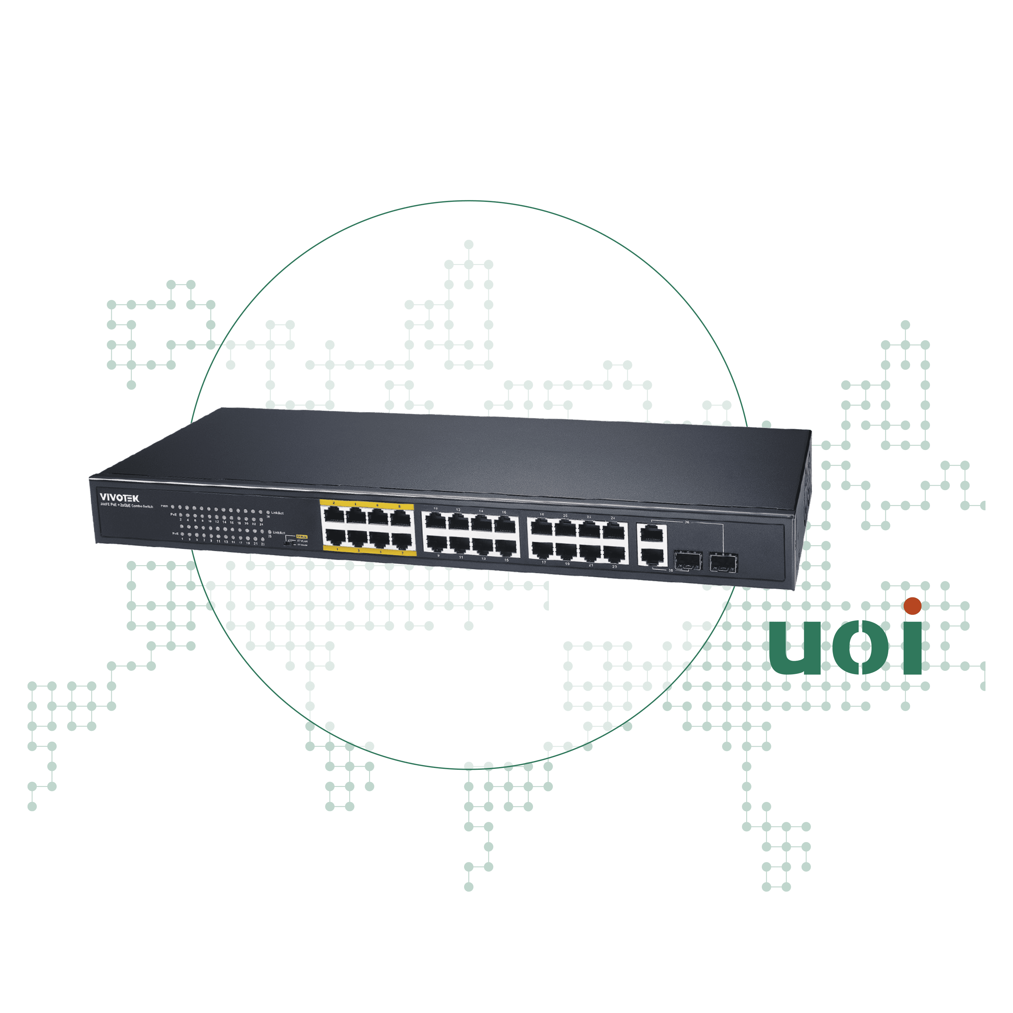 AW-FGT-260F-380,24埠 PoE+2埠 COMBO非網管型交換器